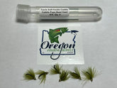 Travis SoftHackle Caddis BeadHead, 6 Flies in a protective tube, by OFS for Freshwater, Trout, Bass, Steelhead/Salmon
