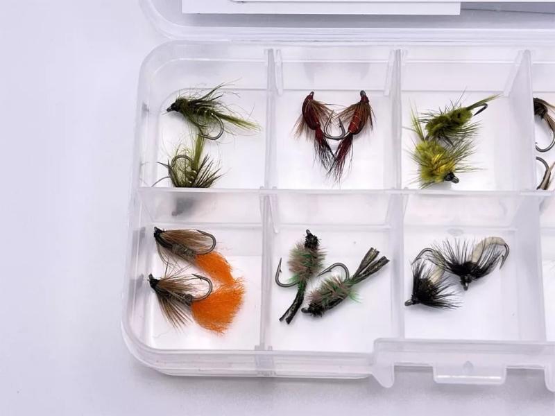 Trout Nymph Premium Fly Assortment - Kit #2. 20 Nymph Fly kit by OFS for Freshwater, Trout, Bass, Steelhead/Salmon