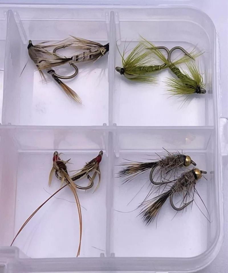 Trout Nymph Premium Fly Assortment - Kit #3. 20 Nymph Fly kit by OFS for Freshwater, Trout, Bass, Steelhead/Salmon