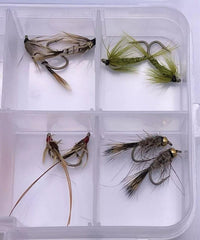 Trout Nymph Premium Fly Assortment - Kit #3. 20 Nymph Fly kit by OFS for Freshwater, Trout, Bass, Steelhead/Salmon