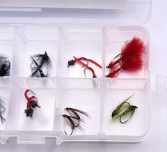 Kit # 1, Trout Premium Nymph Fly. 20 Nymph Fly kit by OFS for Freshwater, Trout, Bass, Steelhead/Salmon