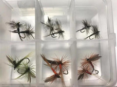 Trout Premium Dry Fly Assortment - Kit #6. sizes 10,12,14,16. 20 dry Fly kit by OFS for Freshwater, Trout, Bass, Steelhead/Salmon