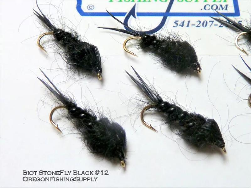 Black Biot Stoneflies(for freshwater troutes) by OFS