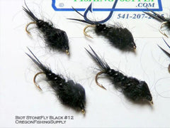 Black Biot Stoneflies(for freshwater troutes) by OFS