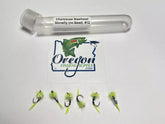 Chartreuse Steelhead Stonefly, Various Sizes, 6 Fly in a protective tube by OFS for Freshwater, Trout, Bass and Steelhead/Salmon