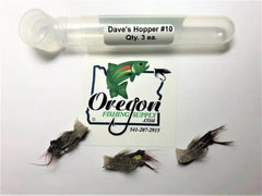 Dave's Hopper #10 by OFS for all Freshwater, Trout, Bass, Steelhead/Salmon.