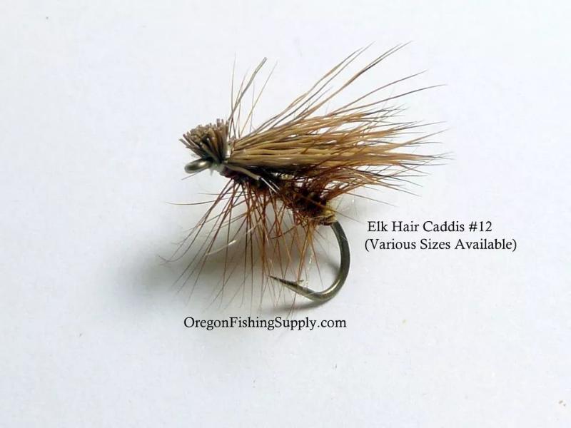 Elk Hair Caddis, 6 Fly. Various sizes by OFS. For Freshwater, Trout, Bass, Steelhead/Salmon.