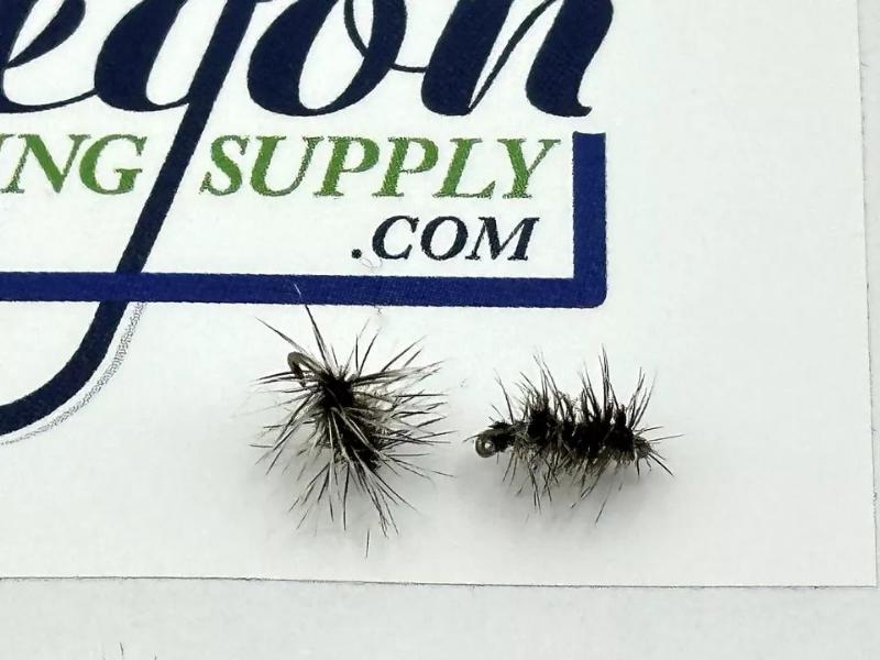 Griffith Gnat Dry #Various Sizes, 6 Fly by OFS for Freshwater, Trout, Bass, Steelhead/Salmon