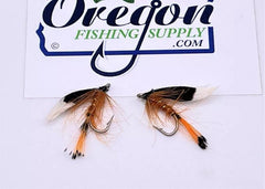 Heckham Peckham Wet Fly, 6 Fly in protective tube by OFS for Freshwater, Trout, Bass, Steelhead/Salmon