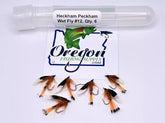 Heckham Peckham Wet Fly, 6 Fly in protective tube by OFS for Freshwater, Trout, Bass, Steelhead/Salmon