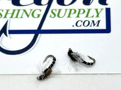 Juju Bee Midge flies in a protective tube by OFS for Freshwater, Trout, Bass, Steelhead/Salmon