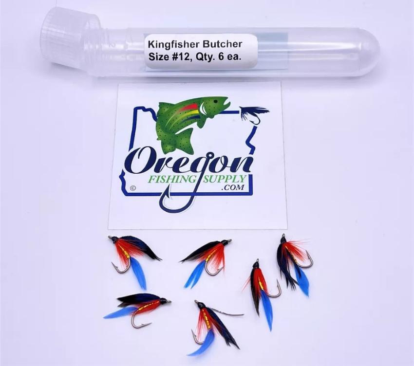 Kingfisher Butcher Wet Fly, 6 or 9 Fly in protective tube by OFS for Freshwater, Trout, Bass, Steelhead/Salmon