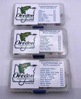 Master Wet Fly Collection – 3 Kits, 60 Flies in Organized Sets by OFS for Freshwater, Trout, Bass, Steelhead/Salmon