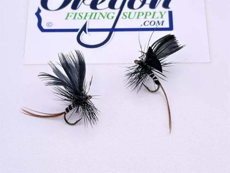 Mayfly Drake Black #Various Sizes by OFS for Freshwater, Trout, Bass, Steelhead/Salmon