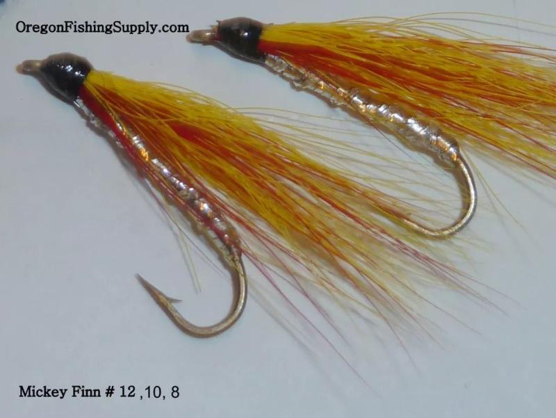 Mickey Finn Streamer #12 Orange color by OFS for Freshwater, Trout, Bass, Steelhead/Salmon