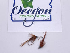 Pheasant Tail, Various Sizes, 6 Fly in a protective tube, Brown color by OFS for Freshwater, Trout, Bass, Steelhead/Salmon