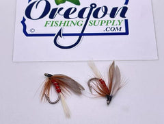 Red Spinner Wet Fly, 6 Fly in tube by OFS for Freshwater, Trout, Bass, Steelhead/Salmon