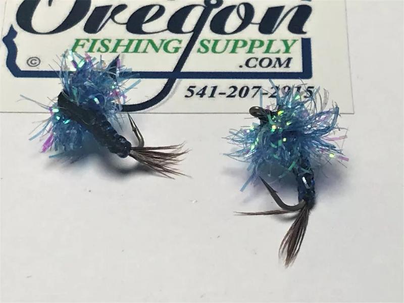 Steelhead Hammer Blue #8 and #10, 6 Flies in a protective tube, by OFS for Freshwater, Trout, Bass, Steelhead/Salmon