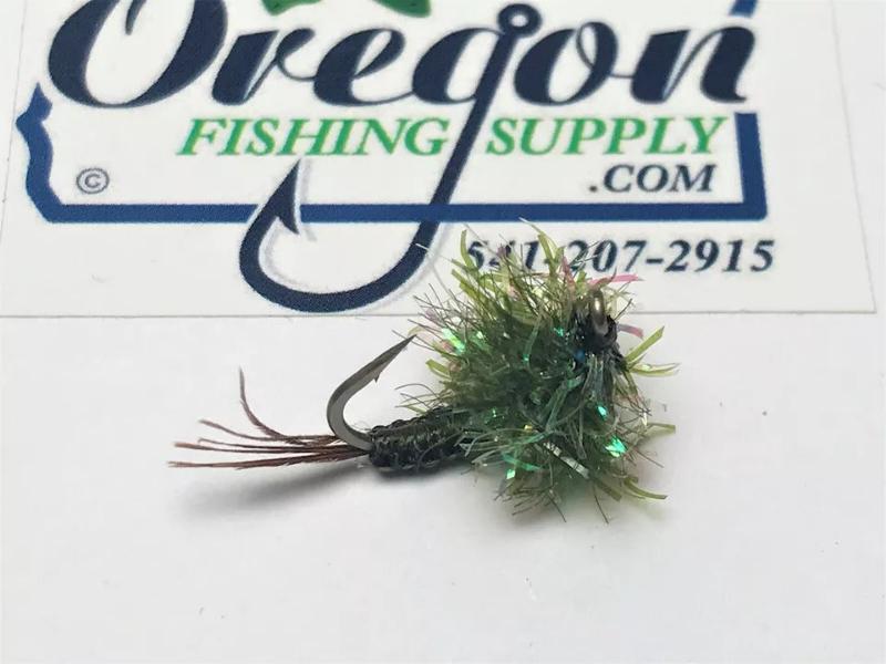 Steelhead Hammer Olive #8 and #10, 6 Flies in a protective tube, by OFS for Freshwater, Trout, Bass, Steelhead/Salmon