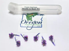 purple steelhead hammer nymph fly by ofs for trout and bass