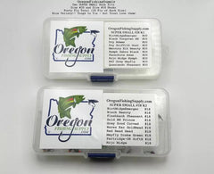 2 Kits SUPER small Micro Fly Size #20, #18 Hooks (40 fly Total) , various colors by OFS for Freshwater, Trout, Bass