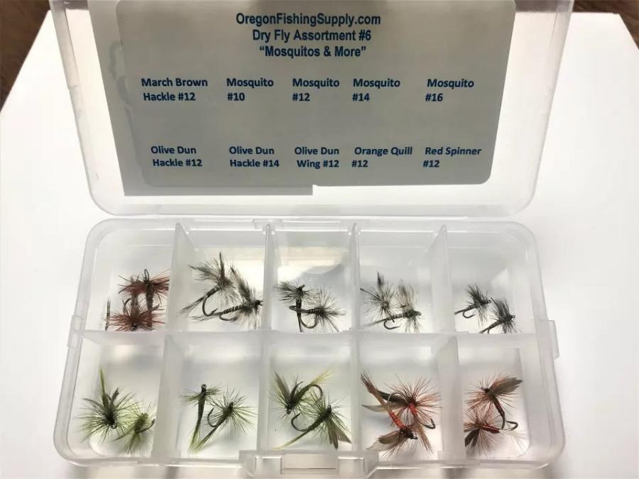 6 Hand-Tied Trout Dry Fly Hoppers – Choose Your Color & Size – Fly Fishing Lures