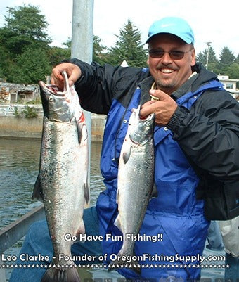Leo, the founder of OFS (Oregon Fishing Supply)